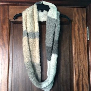 Multi colored infinity scarf